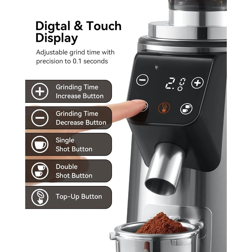 Coffee Grinder Burr Flat - New Best Deal US Shipping Professional