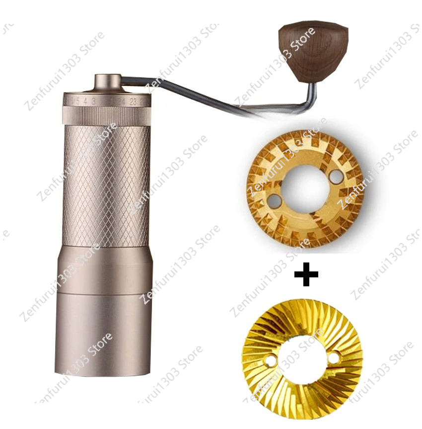 Coffee Grinder Burr Flat - Professional Manual Coffee Bean Grinder -