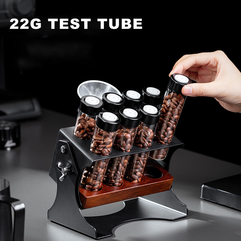 Coffee Equipment Organizer - 22G Coffee Beans Storage Container Display