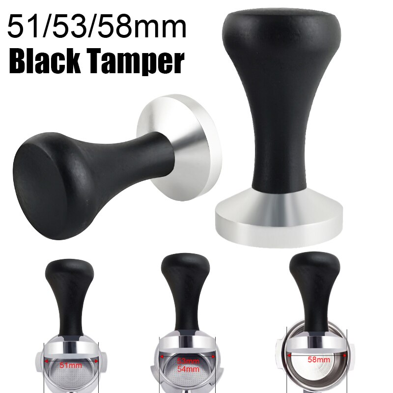 Espresso Tamper Set - 1PC 51/53/58mm Espresso Tamper with Black