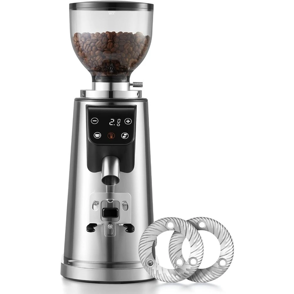 New Best Deal US Shipping Prof - Coffee Grinder Burr Flat 评论和价格