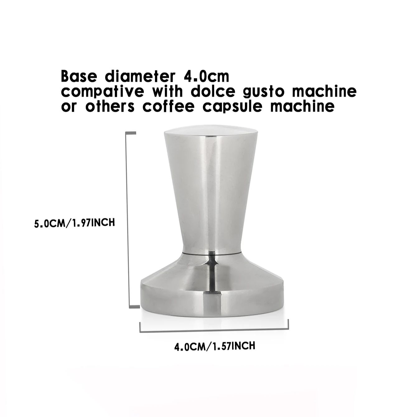Stainless Steel Smart Dolce Gu - Espresso Tamper Set 评论和价格