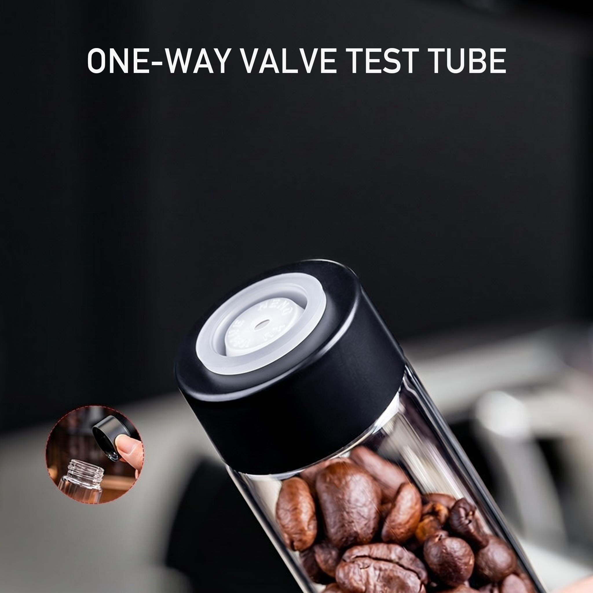 Sealed Glass 12Tubes Coffee Be - Coffee Equipment Organizer 评论和价格