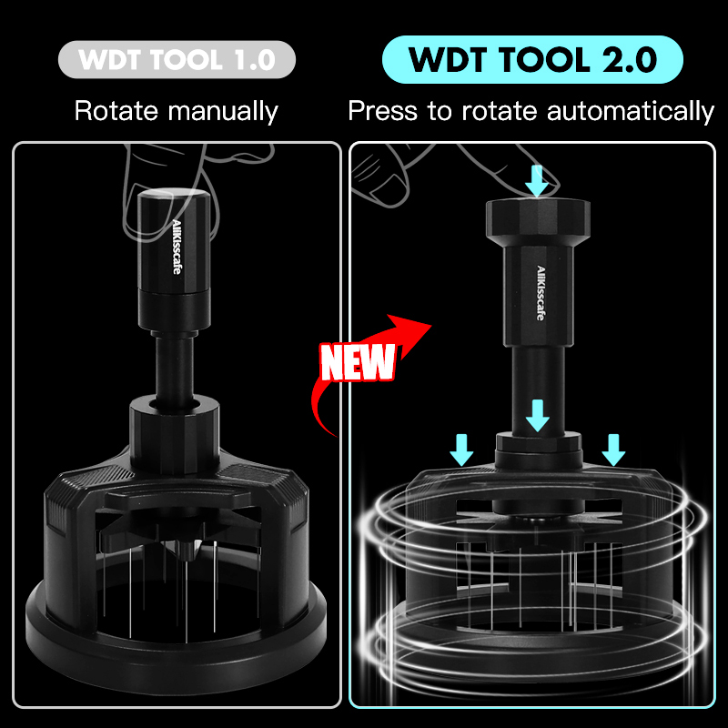 Alikisscafe WDT Tools Rotary C - Espresso Tamper Set 评论和价格