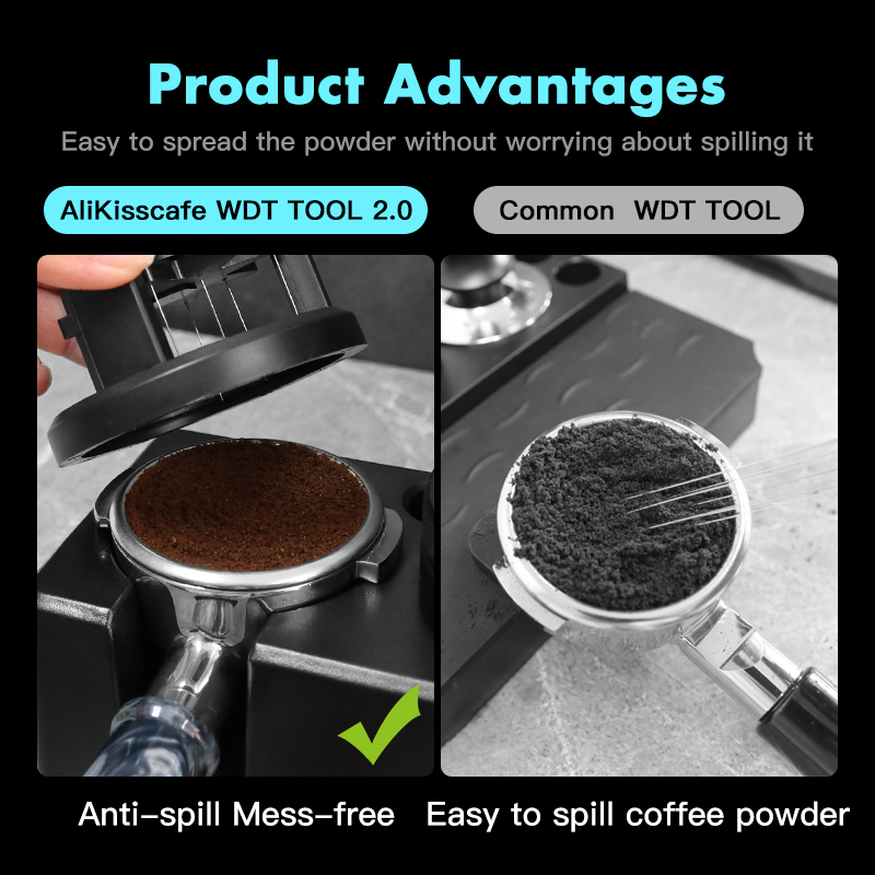 Alikisscafe WDT Tools Rotary C - Espresso Tamper Set 评论和价格