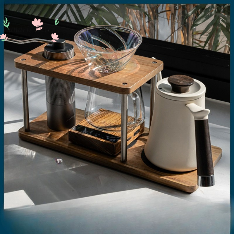 Solid wood pour-over stand, po - Coffee Equipment Pour Over 评论和价格