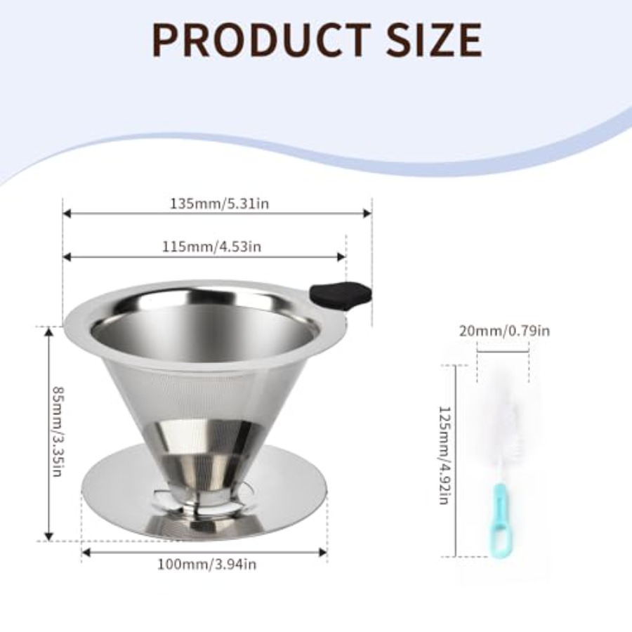 Stainless Steel Pour Over Coff - Coffee Equipment Pour Over 评论和价格