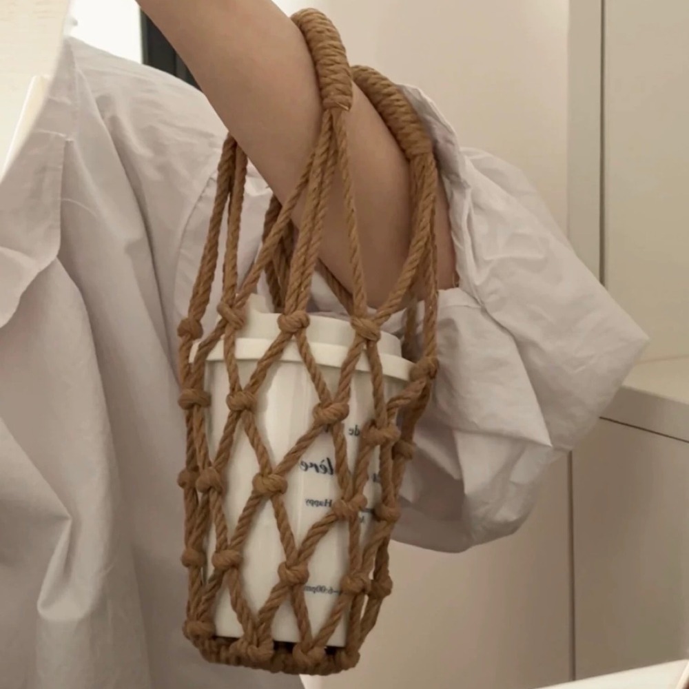 Portable Crochet Cup Holder Co - Coffee Equipment Organizer 评论和价格
