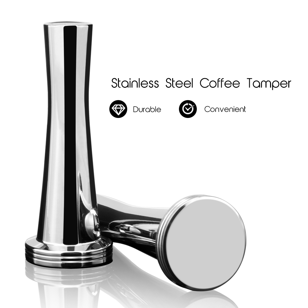 30mm Solid Stainless Steel Hea - Espresso Tamper Set 评论和价格