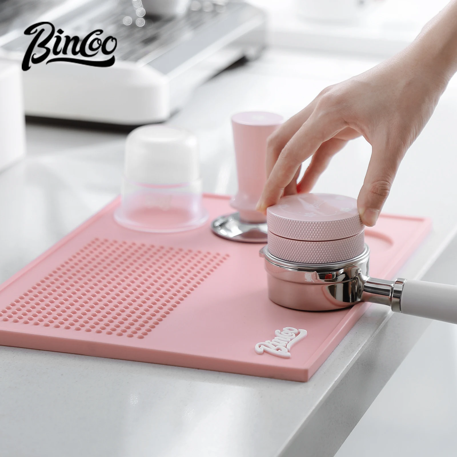 Bincoo Pink Espresso 51mm-58mm - Espresso Tamper Set 评论和价格