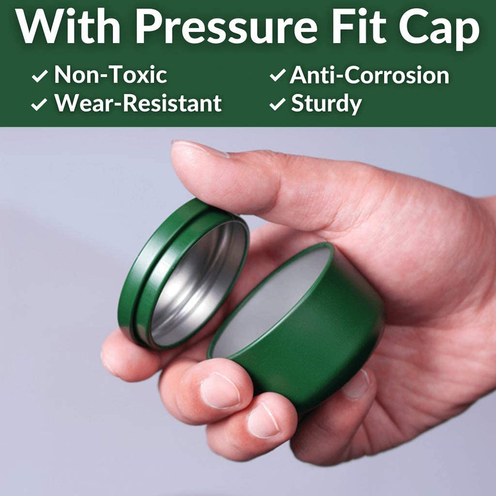 Tea Can with Airtight Lids Tin - Coffee Equipment Organizer 评论和价格