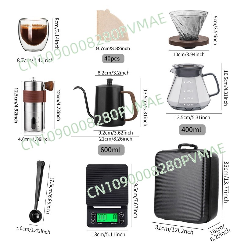 Hand pour-over coffee set outd - Coffee Equipment Pour Over 评论和价格
